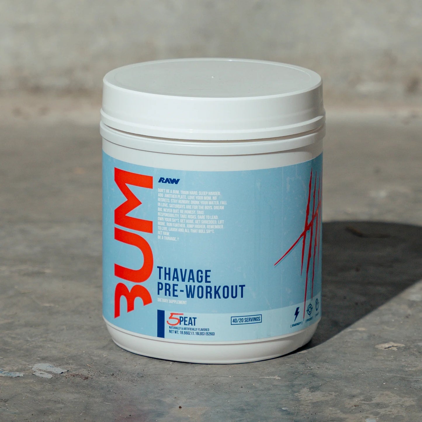 RAW CBUM Thavage Pre