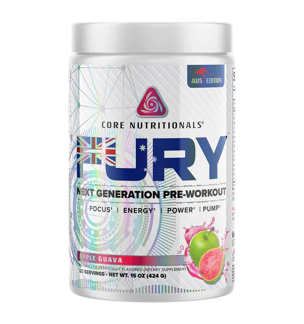 Core Nutritionals Fury Aus Edition Best by 06/2026