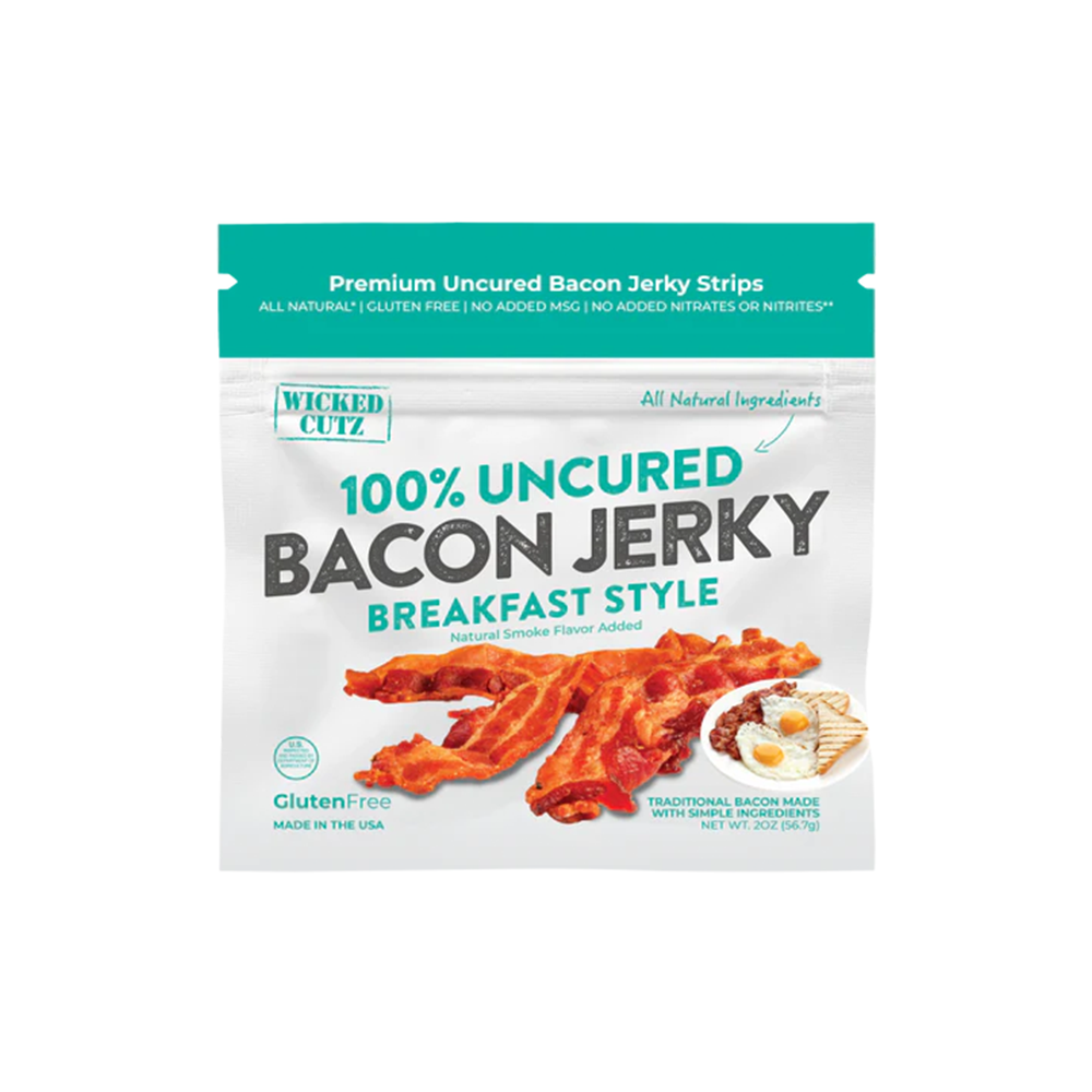 Wicked Cutz Bacon Jerky Breakfast Style
