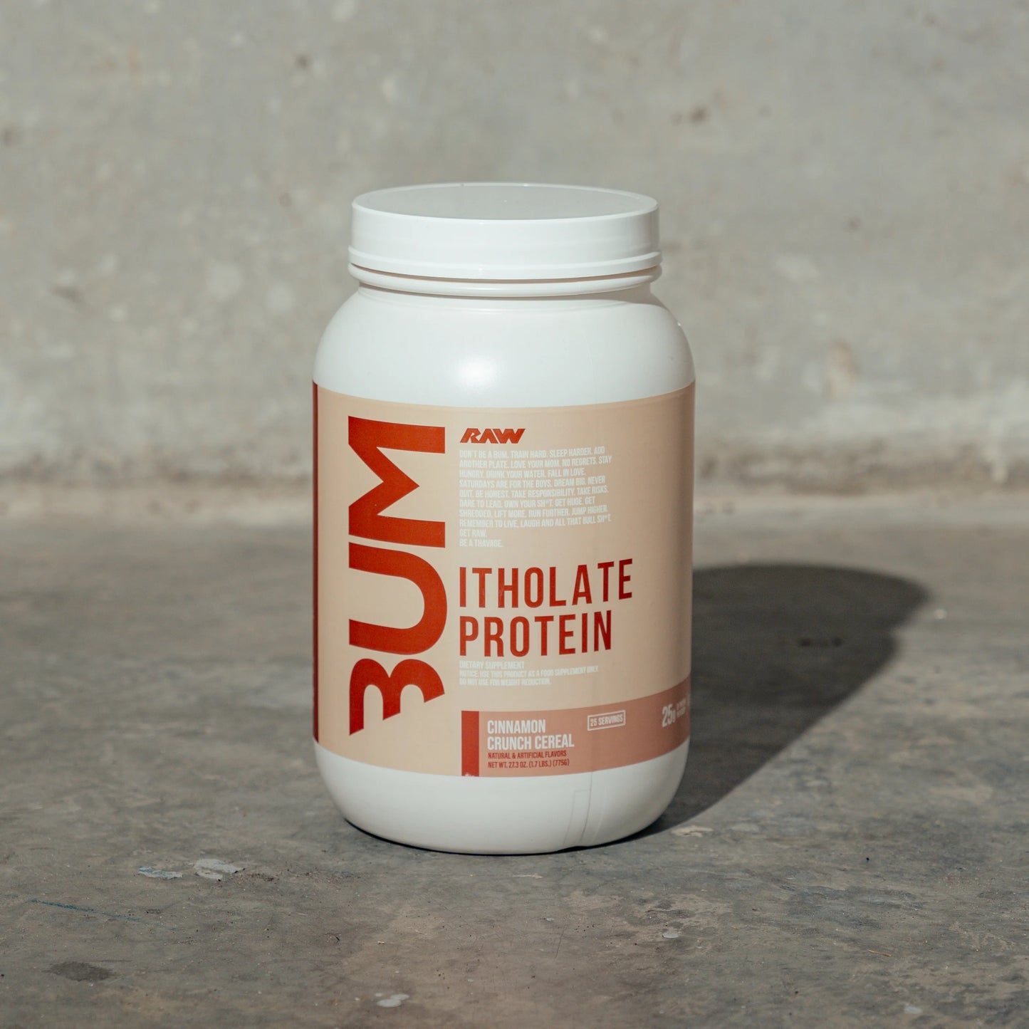 RAW CBUM Itholate Protein