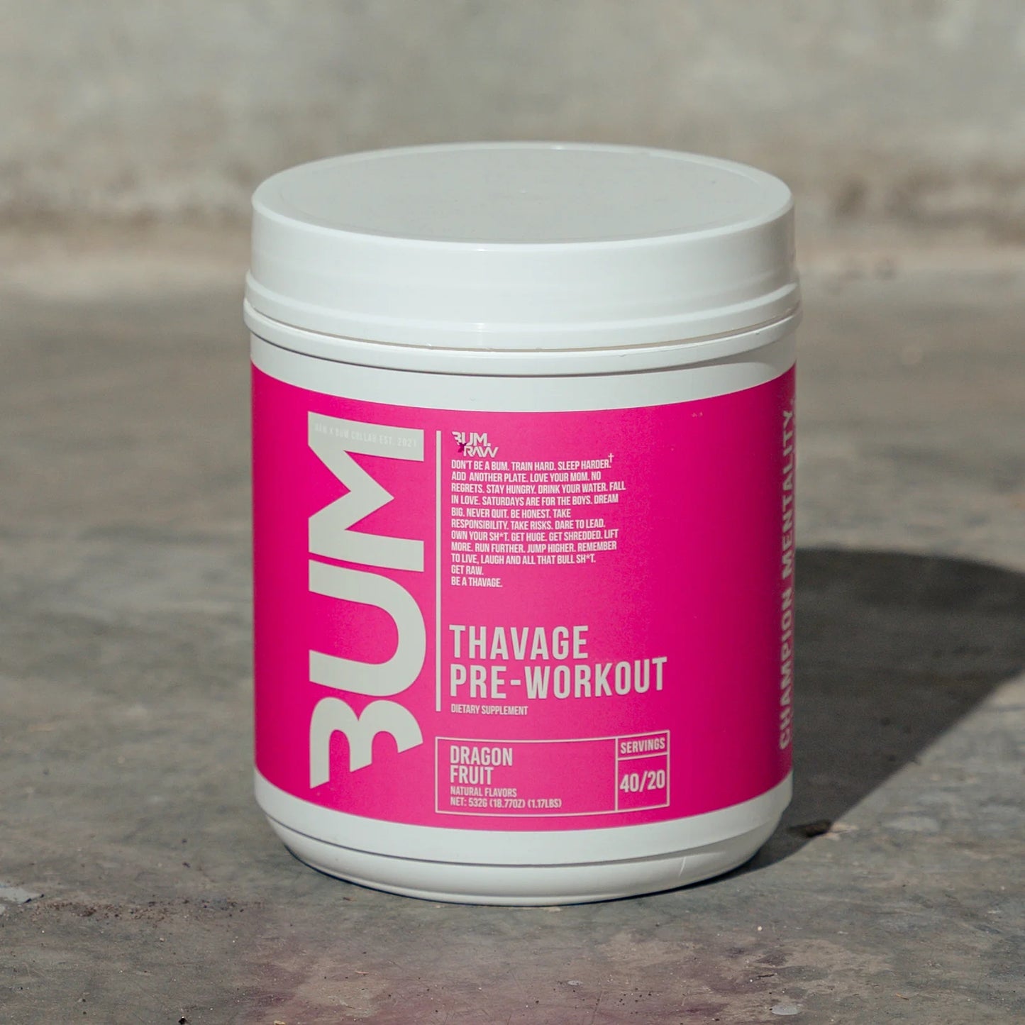 RAW CBUM Thavage Pre