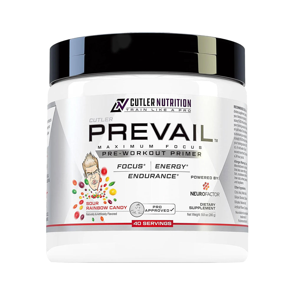Cutler Nutrition Prevail Pre Best By 9/2026