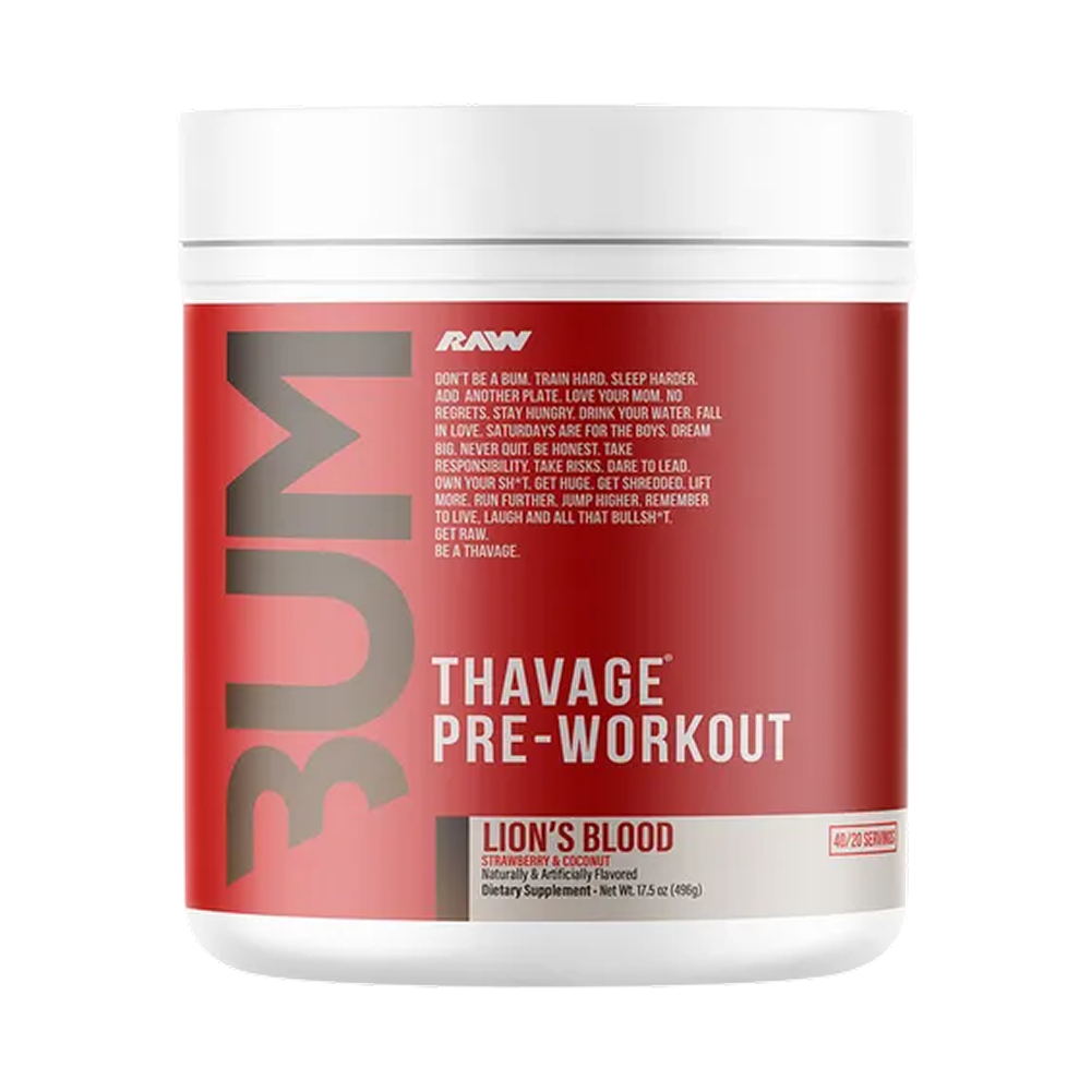 RAW CBUM Thavage Pre