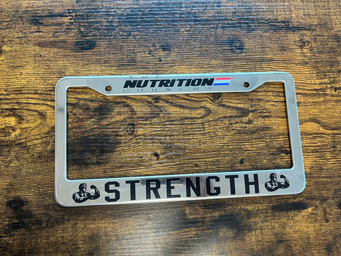 Nutrition Corner License Plate Cover Chrome