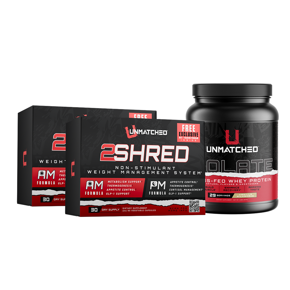 Buy 2 Boxes of 2SHRED Get FREE Isolate