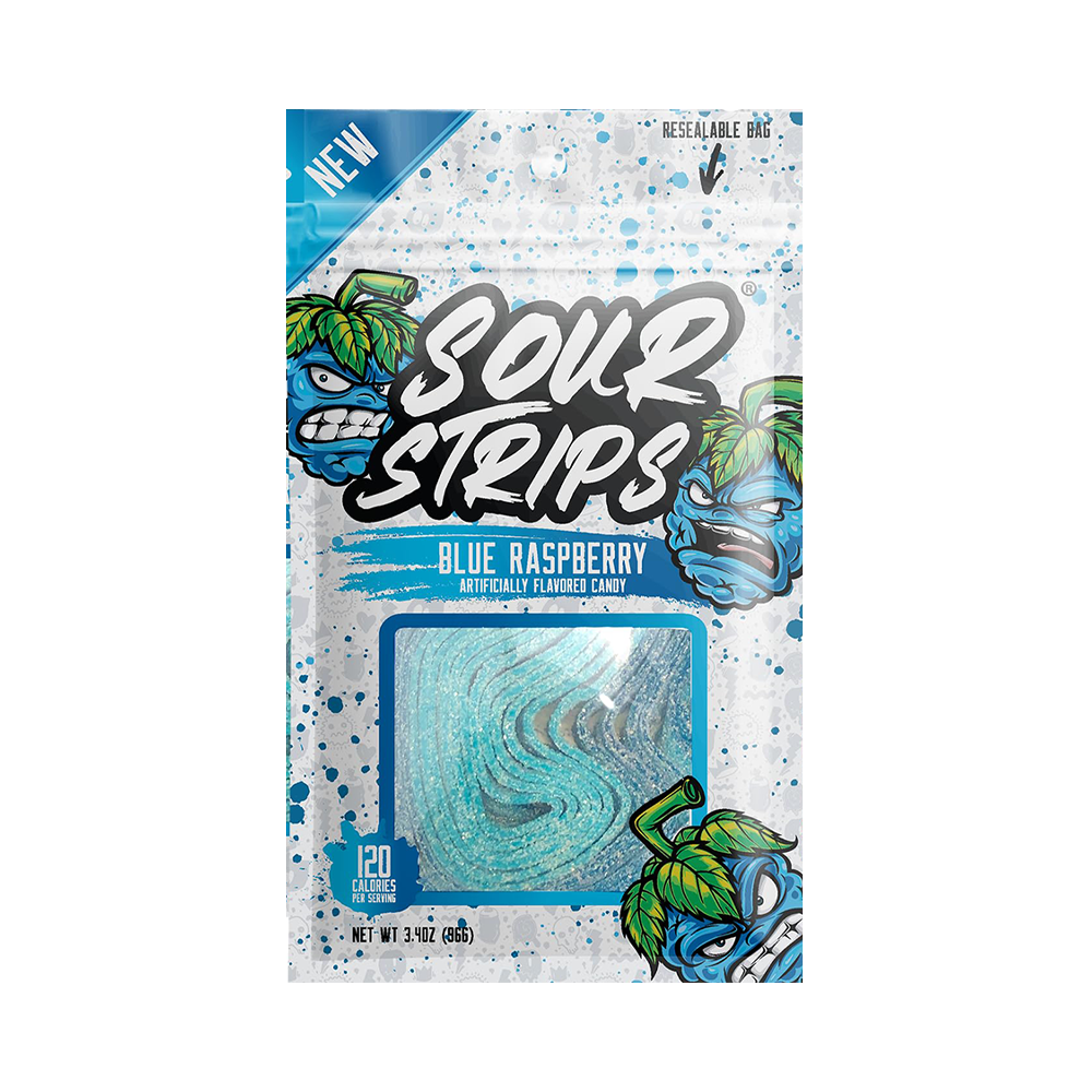 Sour Strips Blue Raspberry