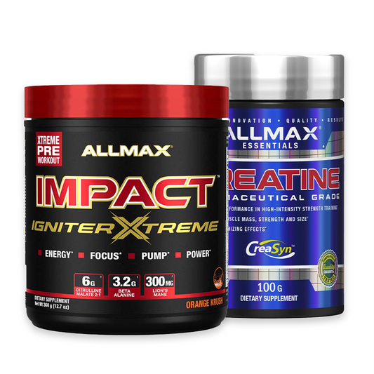 Allmax Impact Igniter Xtreme with Free Allmax Creatine 100g