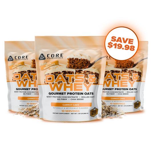 Buy 3 Oats & Whey For ONLY $99.99 (Save $20)
