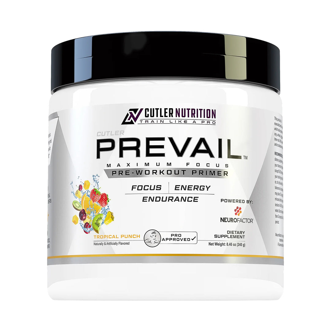Cutler Nutrition Prevail Pre Best By 9/2026
