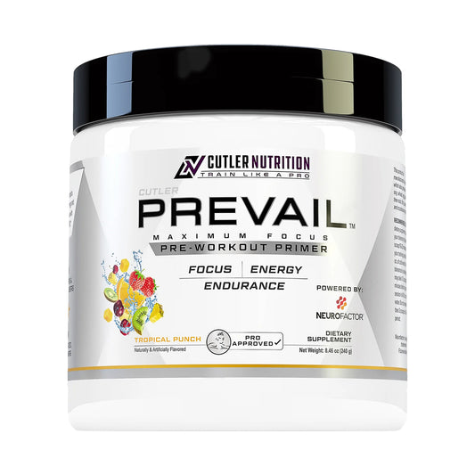 Cutler Nutrition Prevail Pre Best By 9/2026