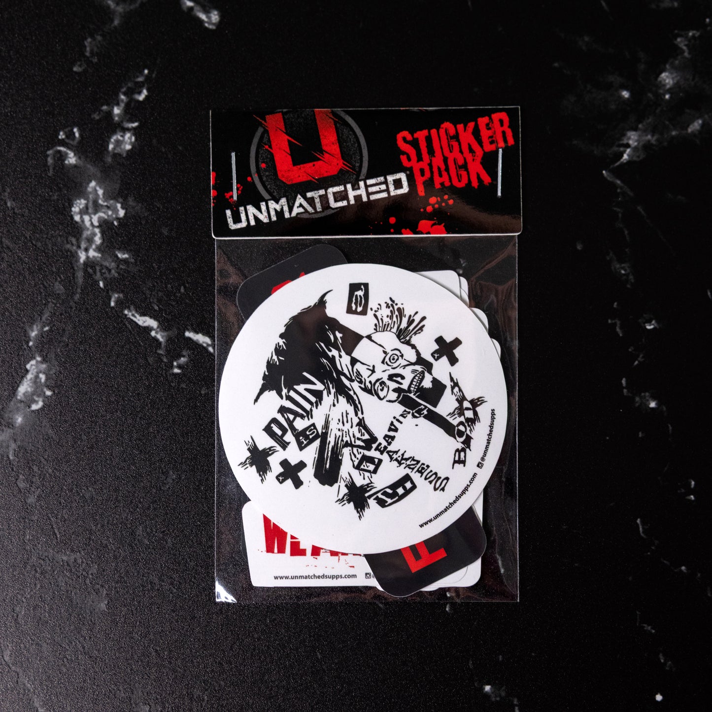 Unmatched Supps Sticker Packs