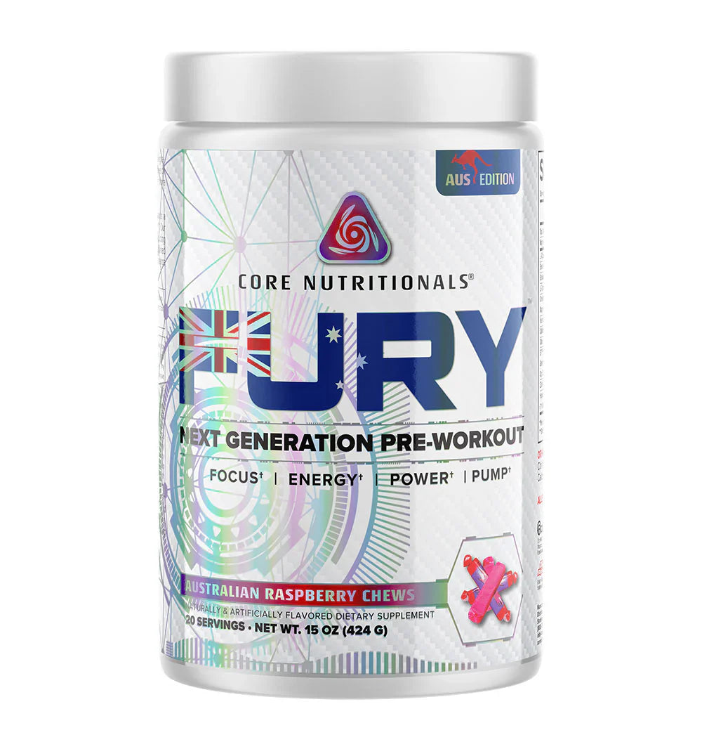 Core Nutritionals Fury Aus Edition Best by 06/2026
