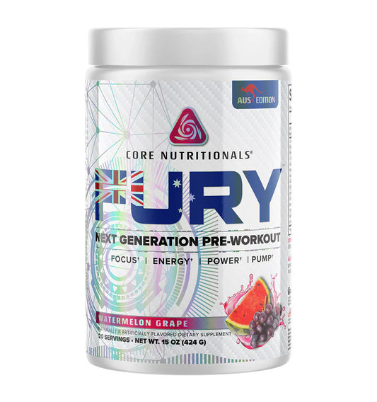 Core Nutritionals Fury Aus Edition Best by 06/2026